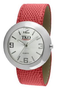 TKO ORLOGI TK616-SRD Leather Silver Red Slap