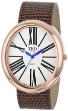 TKO ORLOGI TK617-RBR Leather Rose Gold Brown Slap