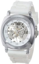 TKO ORLOGI TK627WT White Rubber Mechanical Skeleton