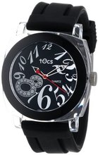 Tocs 40111 Analog Round Midnight Black