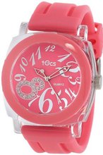 Tocs 40123 Analog Round Flamingo Pink