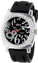 Tocs 40313 Analog Round Glitz Midnight Black