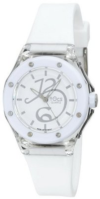 Tocs 40660 Analog Round 12-6 Petite White