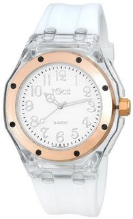 Tocs Unisex 40010 Analog Round Diver Rose White with Rose-Tone