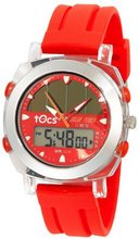 Tocs Unisex 41000 Any-Digi Solar Chrono Alarm Round Ruby Red