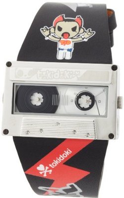 tokidoki Unisex TDW302SBLK Special Edition Mixtape Genuine Leather Band