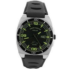 Relax Stainless Steel Black Dial Strap