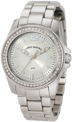 Tommy Bahama RELAX RLX4006 Riveria 3-Hand Stone Bezel Analog Bracelet