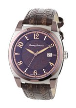 Tommy Bahama Swiss TB1188 Cubanito Classic Diver Case with Custom Brown IP Case Details