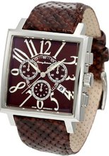 Tommy Bahama Swiss TB1206 Silver Palms Square Swiss Analog Chronograph