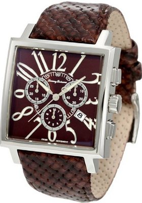 Tommy Bahama Swiss TB1206 Silver Palms Square Swiss Analog Chronograph