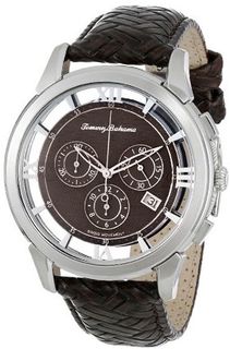 Tommy Bahama Swiss TB1231 Grenada Brown Transparent Dial Chronograph