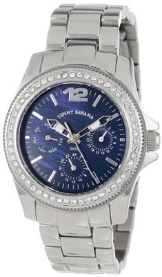 Tommy Bahama Swiss TB4042 Riviera Swordfish Blue Stones Bezel