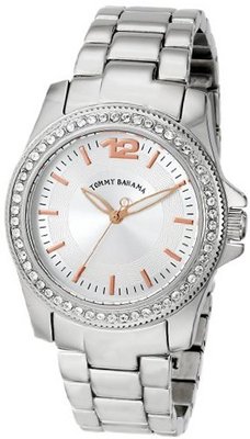 Tommy Bahama Swiss TB4057 Riviera Analog Display Japanese Quartz Silver