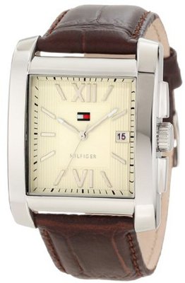 Tommy Hilfiger 1710318 Classic Tank Roman Numeral Enamel Dial