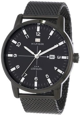 Tommy Hilfiger 1710328 Casual Sport 3-Hand Stainless Steel Case and Mesh Bracelet