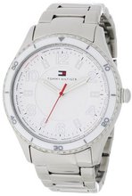 Tommy Hilfiger 1781056 Sport Bracelet with White Bezel and Textured White Dial
