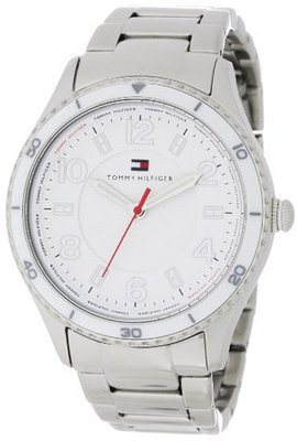 Tommy Hilfiger 1781056 Sport Bracelet with White Bezel and Textured White Dial