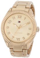 Tommy Hilfiger 1781345 Casual Sport Gold-Plated Coin Edge Bezel