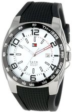 Tommy Hilfiger 1790884 Sport Stainless Steel Bezel Black Silicon Strap