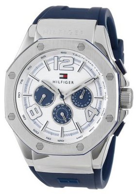 Tommy Hilfiger 1790914 Cool Sport Multi-Eye Navy Silicone Strap