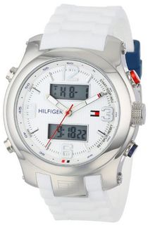 Tommy Hilfiger 1790946 Cool Sport Analog-Digital and White Silicone Strap