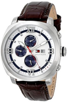 Tommy Hilfiger 1790968 Sport Luxury Multi-Eye Stainless Steel Case Blue Accents