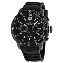 Tommy Hilfiger Marin Black Dial Black Rubber Sport 1790889