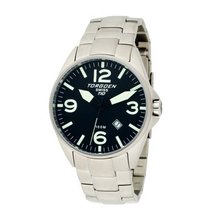 Torgoen Swiss T10204 Black Dial 3-Hand Analog Stainless Steel