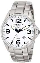 Torgoen Swiss T10205 White Dial 3-Hand Analog Stainless Steel