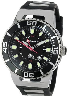 Torgoen Swiss T23301 T23 Black 20 ATM GMT Dive