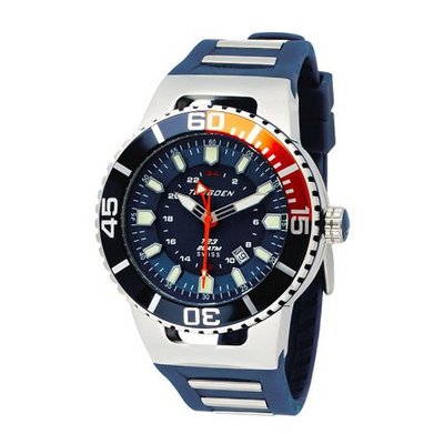 Torgoen Swiss T23303 T23 Blue 20 ATM GMT Dive