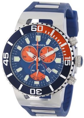 Torgoen Swiss T24303 T24 Blue 20 ATM Chronograph Dive