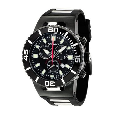 Torgoen Swiss T24305 T24 Black 20 ATM Chronograph Dive