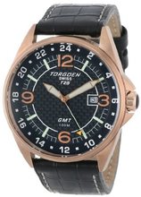 Torgoen Swiss T25101 T25 GMT Rose-tone Date Aviation