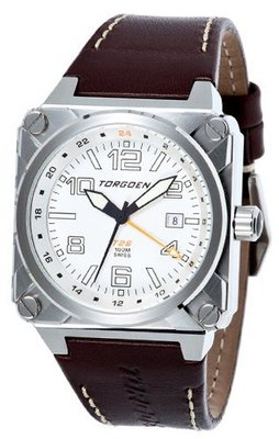 Torgoen Swiss T26102 T26 GMT Stainless-Steel Aviation