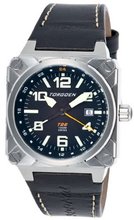 Torgoen Swiss T26104 T26 GMT Stainless-Steel Aviation
