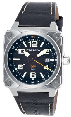 Torgoen Swiss T26104 T26 GMT Stainless-Steel Aviation