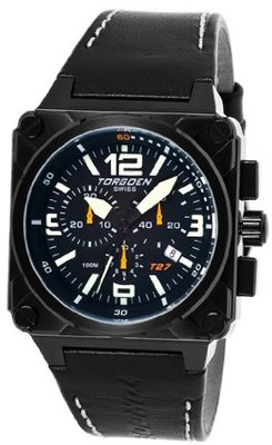 Torgoen Swiss T27101 T27 Chronograph Black Ion-Plated Aviation