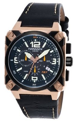 Torgoen Swiss T27105 T27 Chronograph Rose-Tone Aviation