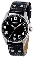 Torgoen Swiss T28101 T28 3-Hand Stainless-Steel Aviation
