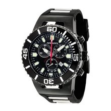 Torgoen Analog Quartz with Black Dial and Rubber Strap - T24305