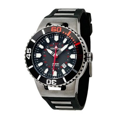 Torgoen Analog Quartz with Green Dial and Rubber Strap - T23306