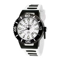 Torgoen Analog Quartz with White Dial and Rubber Strap - T23304