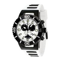 Torgoen Analog Quartz with White Dial and Rubber Strap - T24304