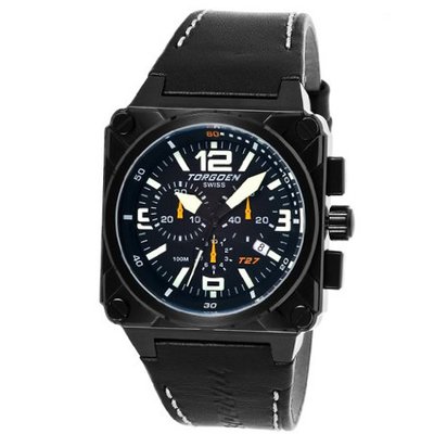 Torgoen Aviator Analogue Quartz Chronograph T27101 With Leather Strap