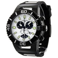 Torgoen T24 Series White Dial Chronograph Polyurethane T24307