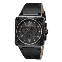 Torgoen T27 Series Chronograph Black Dial Italian Leather T27107
