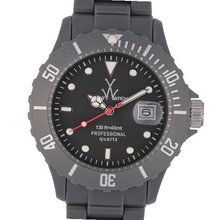Fluo Time Gray Dial Gray Resin