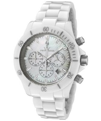 Mavi Ceramic White Mother Of Pearl Dial Chronograph White Ceramic